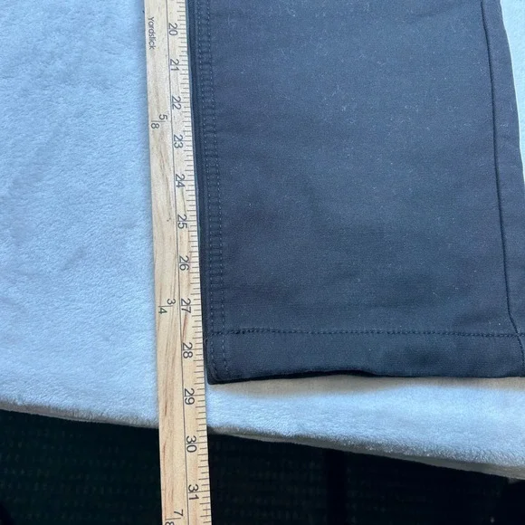 CAT Caterpillar Fleece Lined Pants‎ Black Mens Size 32x29 Black Work